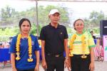 บรรยากาศการแข่งขัน กีฬาซัดต้ม ประเภทประชาชนหญิง รุ่นอายุไม่เกิน 50 ปี