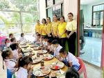 ลงพื้นที่ตรวจติดตามอาหารกลางวันของศูนย์พัฒนาเด็กเล็กบ้านเจ็น
