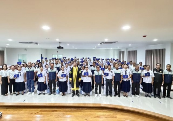 พิธีมอบประกาศนียบัตรให้แก่นักเรียนของโรงเรียนผู้สูงอายุตำบลตำนาน รุ่นที่ 7 ประจำปี 2569