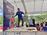 บรรยากาศการแข่งขันกีฬาซัดต้ม ประเภทประชาชนชาย รุ่นอายุไม่เกิน 50 ปี